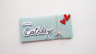 Beautiful Birthday Card Making  DIY Birthday Card Ideas  Dinesh Arts [upl. by Savil]