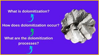 What is dolomitization How does dolomitization occur What are the dolomitization processes [upl. by Ria]