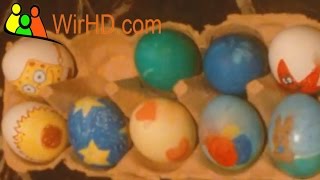 Eier Färben Ostereier bemalen anmalen Coloring Easter Eggs Ostergeschenk Zauberstift [upl. by Assilanna152]