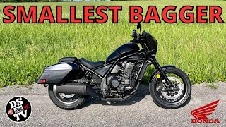 2023 Honda Rebel 1100T Full Test and Review  The Smallest Bagger [upl. by Ecirb]