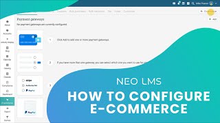 How to configure ecommerce in NEO LMS [upl. by Gannon178]