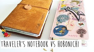 WHICH IS BETTER Hobonichi Weeks or Travelers Notebook [upl. by Alethea267]