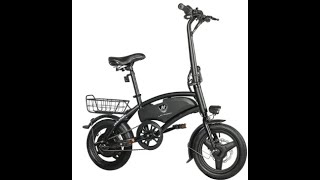 LAIFOOK Dolphin Folding Electric Bike 250W Motor 36V 78AH 14inch Tire 25kmh Max Speed EU9NL [upl. by Imtiaz]