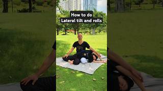 Lateral tilt and rolls Sitting line 1st Massage lesson [upl. by Mohkos218]