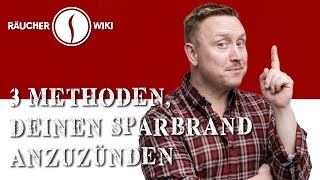 Sparbrand füllen und Anzünden Räucherwiki Folge 16 [upl. by Byrn]