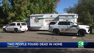 2 found dead in home after man detained in Granite Bay [upl. by Schechter]