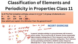 The first ionization enthalpy values in kJmol of group 13 elements are [upl. by Odlonyer]