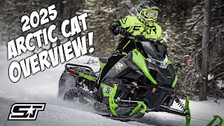 2025 Arctic Cat Snowmobiles  A Detailed Look at Whats NEW [upl. by Aiciles]