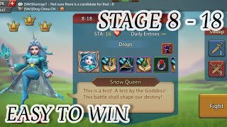 Lords Mobile Elite 818  STAGE 818 4K 60fps [upl. by Ahsimaj158]