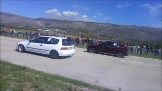 Honda Civic K16 vs Opel Kadett 20 16V GSI [upl. by Pennebaker903]