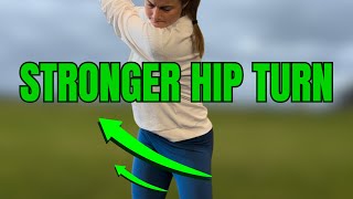 Stronger Hip Turn Backswing amp Downswing Get Deeper into Your Hips to Hit The Golf Ball Longer [upl. by Dex]