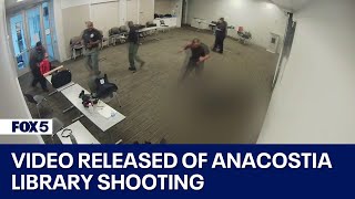 Surveillance video released of Anacostia Library shooting [upl. by Vanda]