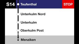 AAR Ansagen  S14 AarauMenziken [upl. by Lagiba]