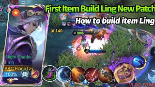 How to Build item Ling New Patch U Can see on Thumbnail Ling road to Mythic Global Mobile legends [upl. by Barrow]