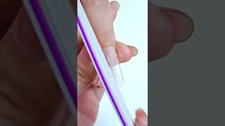 How i shape oval nail with nail file？ bqan nails butterflynails nailart nailchannel naildesign [upl. by Lyrahc]