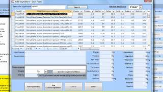 NutrientPanel nutrition information calculator [upl. by Kciderf]