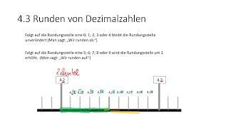 43 Dezimalzahlen runden Erklärvideo [upl. by Acinomed791]