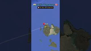 DELHİ to VANCOUVER Flight Route  Live Flight Tracker  Real Time Flight  Plane Finder [upl. by Leandra602]