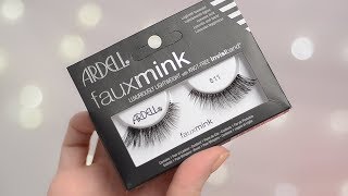 Ardell Faux Mink Lash 811 Try On amp Wear Test  CORRIE V [upl. by Efar517]