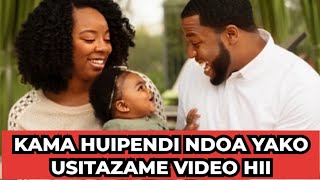 KAMA HUIPENDI NDOA YAKO USITAZAME VIDEO HII [upl. by Aivitnahs]