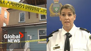 Langside shooting Suspect in shooting that killed 4 was out on court release Winnipeg police say [upl. by Amoakuh927]