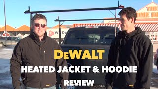 DeWalt Heated Jacket amp Heated Hoodie Review 12V20V Max [upl. by Merriam]