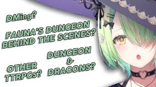 Faunas thoughts on DMing Faunas Dungeon and TTRPGs [upl. by Anagrom]