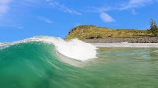 POV SURF  ULTRA GLASSY AUSTRALIAN POINT BREAK Australia 7 [upl. by Nerb203]