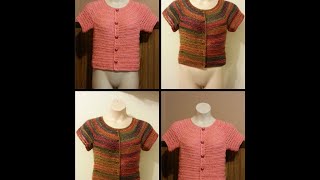 CROCHET WOMENS CARDIGAN  CROCHET BLOUSE  BAG O DAY CROCHET TUTORIAL 192 [upl. by Ettelracs80]