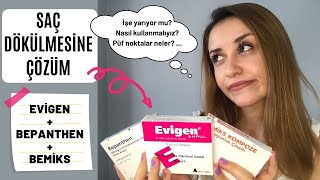 Bemiks Evigen Bepanthen Üçlüsü  Saç Dökülmesine Çözüm  Hızlı Saç Uzatma Saç Gürleştirme [upl. by Publus103]