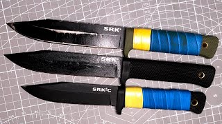 Cold Steel SRK SK5 comparison  California VS GSM [upl. by Marillin860]