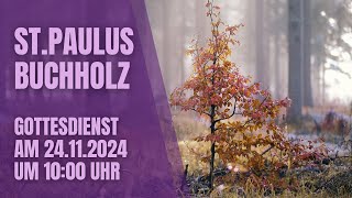 Gottesdienst am 24112024 um 1800 Uhr [upl. by Yecak326]