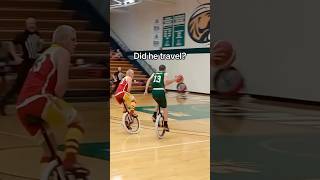 Unicycle basketball is DIFFERENT 😭 ht sportsnextgenIG shorts basketball tricks highlights [upl. by Odlavu533]