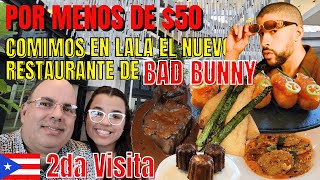 Restaurant de Bad Bunny con menos de 50  lala en Puerto Rico [upl. by Seuqirdor131]