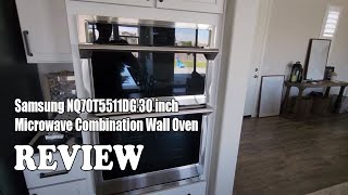 Review Samsung NQ70T5511DG 30 inch Microwave Combination Wall Oven 2024 [upl. by Esirahs]