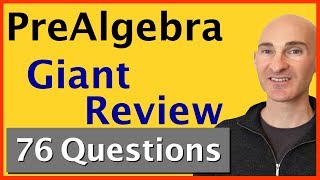 PreAlgebra Final Exam Giant Review [upl. by Behah]