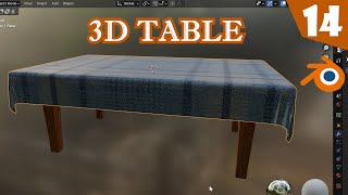 Blender  Walkthrough 14  A Table  No Commentary Timelapse [upl. by Nevag283]