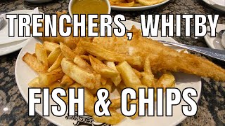 Fish amp Chips at Trenchers Whitby Plus beers at The Quirky Den [upl. by Rossi633]