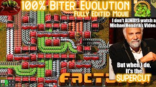 How Hard is it to 100 Factorio while STARTING with BEHEMOTH BITERS  the Fully Edited Supercut [upl. by Neehcas]