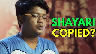 Gareeboooo Shayari COPIED  Reacts  Gareebooo Shayari Stolen by Cinebap  shorts [upl. by Adirahs]