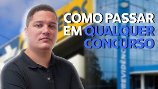 Dicas infalíveis para obter a aprovação em QUALQUER CONCURSO  GG Concursos [upl. by Ivanna]