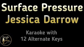 Surface Pressure  Jessica Darrow Encanto Instrumental Lower Higher Male Original Key [upl. by Iglesias]