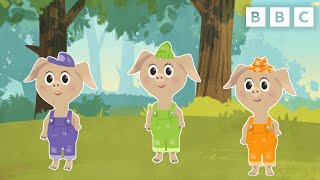 The Three Little Pigs Story with Musical Storyland  CBeebies [upl. by Anela922]