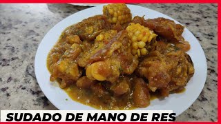 No creerás como se hace esta receta Sudado de Mano de res [upl. by Mears]