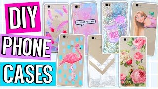 10 DIY PHONE CASE ideas Using ONE case Marble Holo Tumblr amp more [upl. by Yeldnarb691]