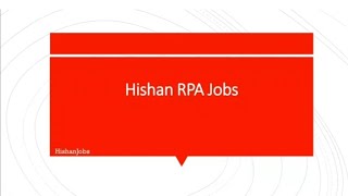 RPA JobsUiPath Automation Anywhere BluePrism Power Automate for Hexaware amp 13 others [upl. by Eriam]