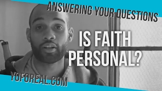 Is Faith Personal —Br Pierre Toussaint CFR [upl. by Novonod]