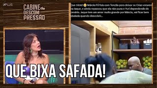 Cabine de Descompressão  Jaque ver vídeo de Márcia mandando os Crias votar nela afazenda15 [upl. by Mort37]