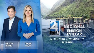 Noticiero de Ecuador Emisión Estelar 301024 [upl. by Iggie]