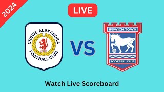 Crewe Alexandra U21 Vs Ipswich U21 Live Match Today Scoreboard Football 2024 [upl. by Aneleiram]